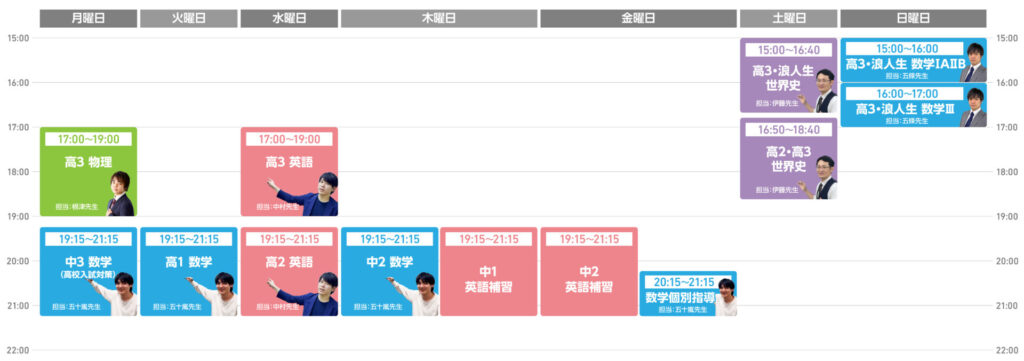 2025年度スケジュール